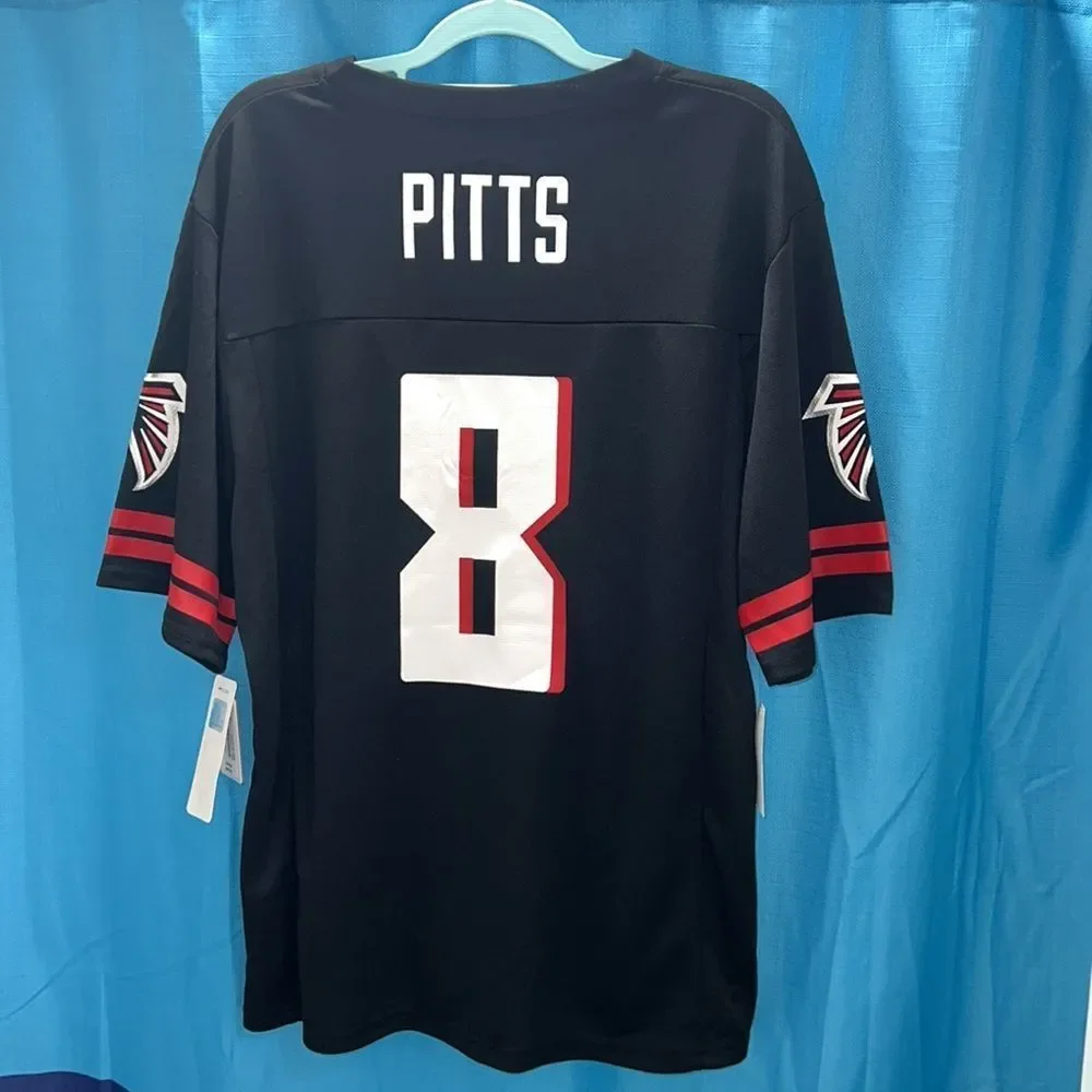 Atlanta Falcons Kyle Pitts Jersey red black white - Picture 6 of 12